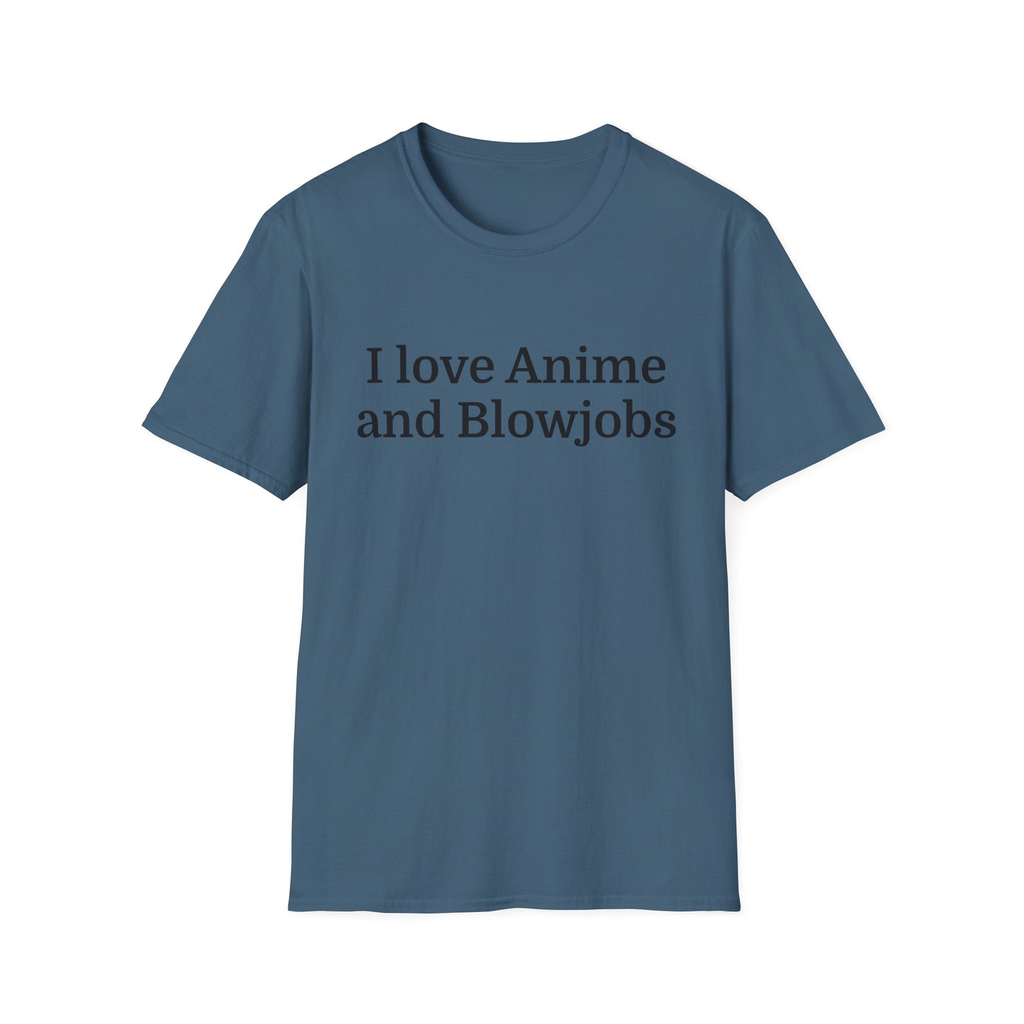 Anime Lover Men's T-Shirt - I Love Anime and Blowjobs