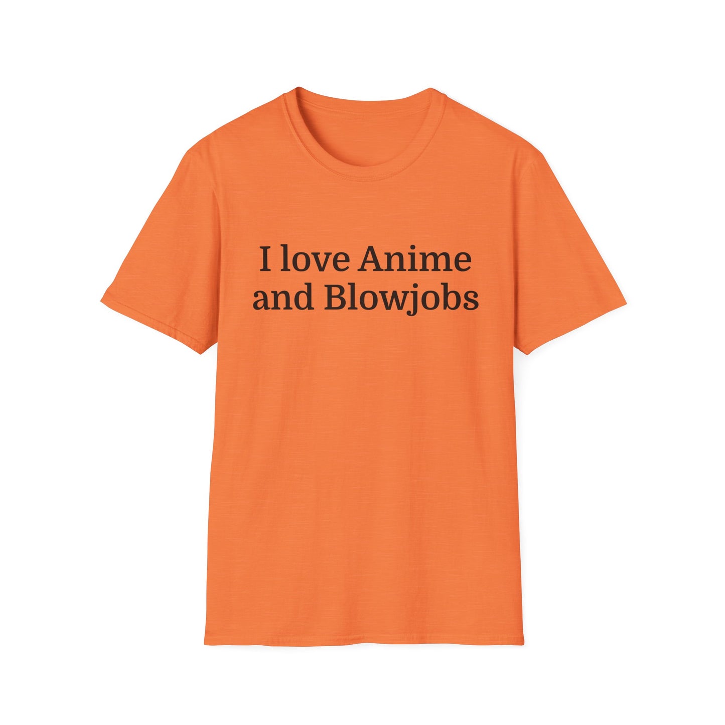 Anime Lover Men's T-Shirt - I Love Anime and Blowjobs